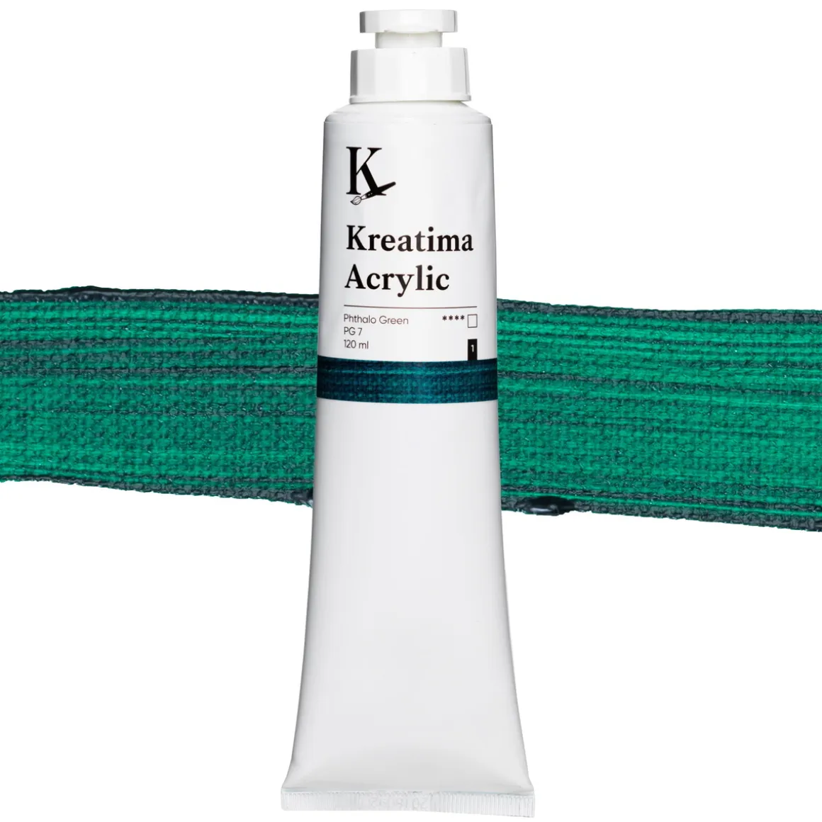 Kreatima Acrylic akrylfarve 120 ml – Phthalo Green PG 7
