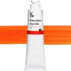 Kreatima Acrylic akrylfarve 120 ml – Fluorescent Yellow