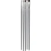 Kreatima Acrylic Sæt med 5 pensler til akrylmaling – Flat 4, 12, Round 6, 12, Oval 10