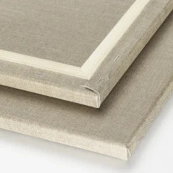 Kreatima Artists" Natural hørlærred, malerlærred af hør, 50×70 cm, dybde 2 cm, 460 g/m²