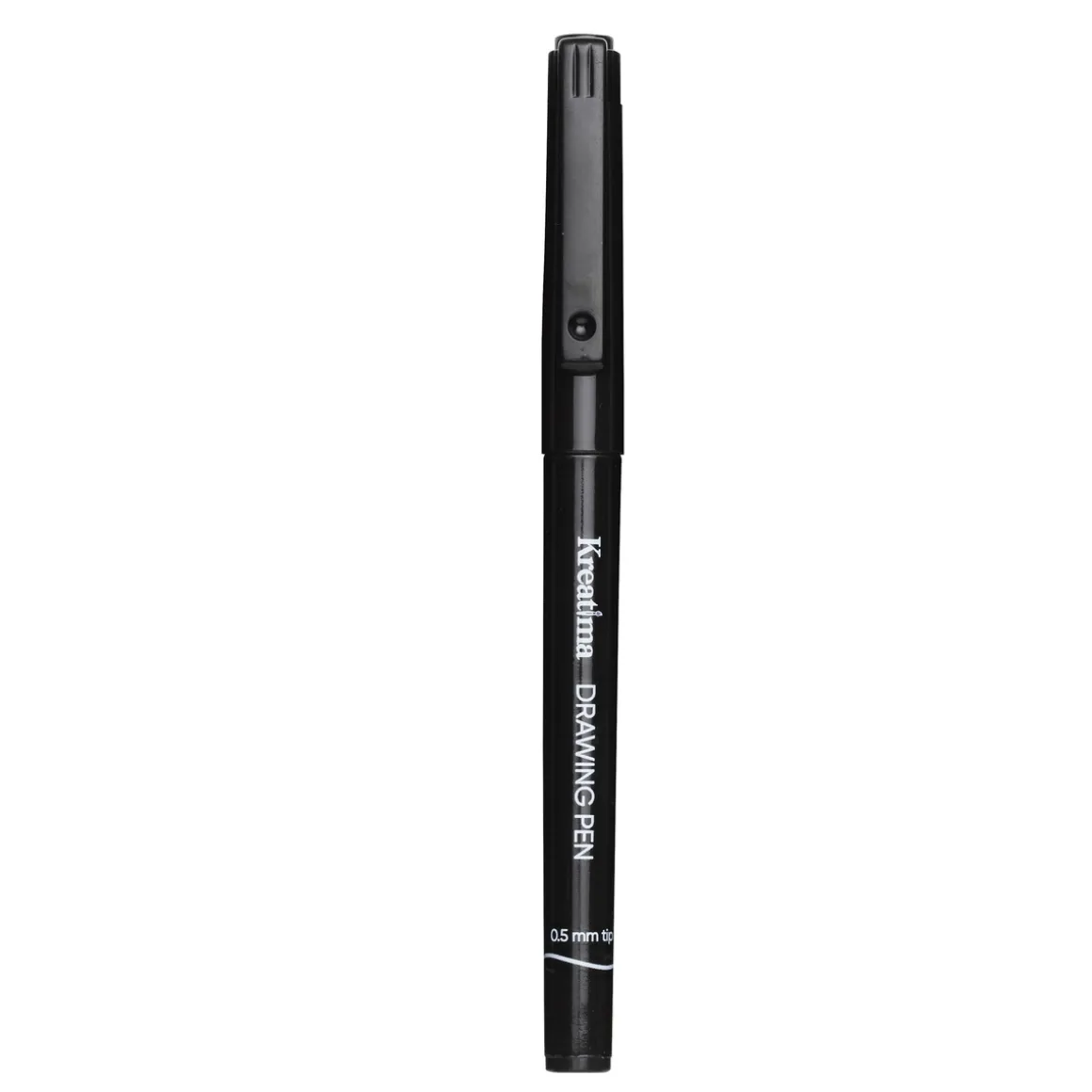 Kreatima Drawing Pen, fineliner med sort blæk 0,5 mm spids