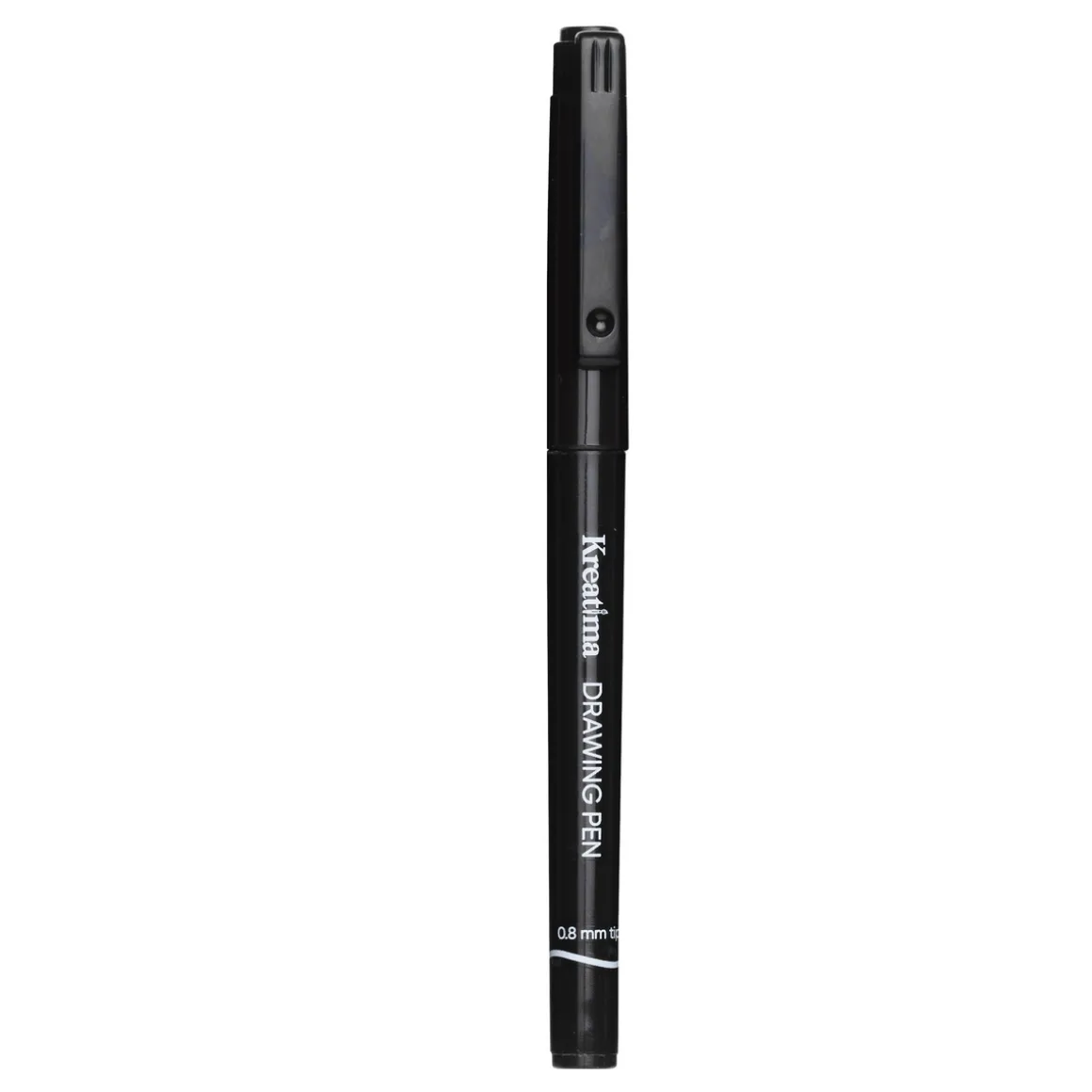 Kreatima Drawing Pen, fineliner med sort blæk 0,8 mm spids