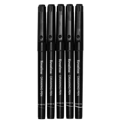 Kreatima Fineliners – 5-pak tuschpenne 0,1-0,8 mm