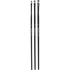 Kreatima pensel Studio Flat 3-pak, #2, 4, 6 – syntetpensler, flad børste