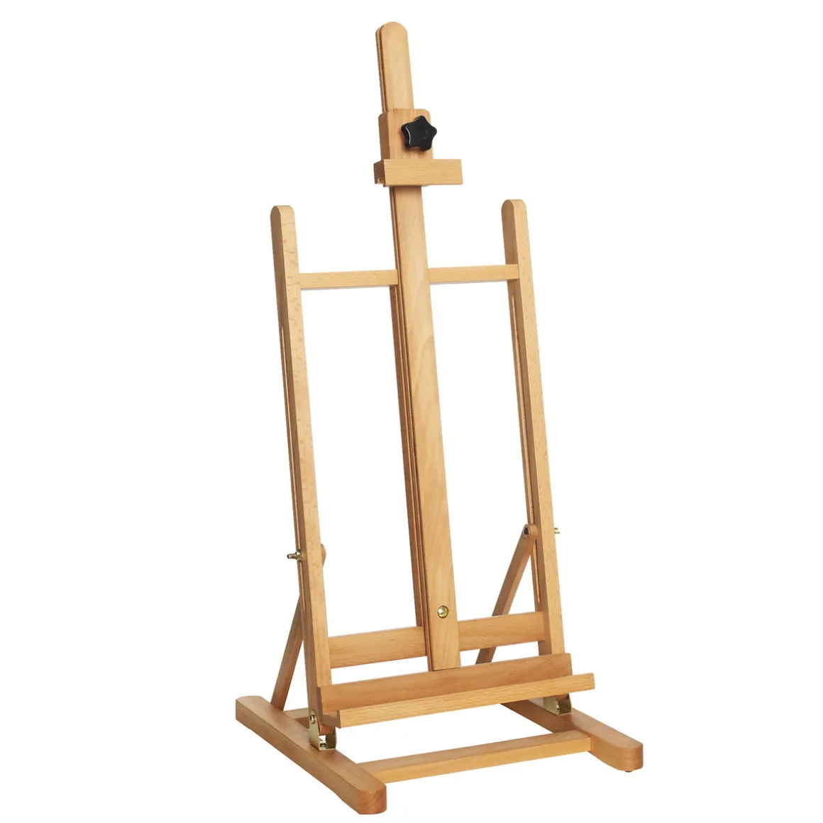 Kreatima Table Easel Pro, justerbart bordstaffeli af bøgetræ, 0–90°, 34×37