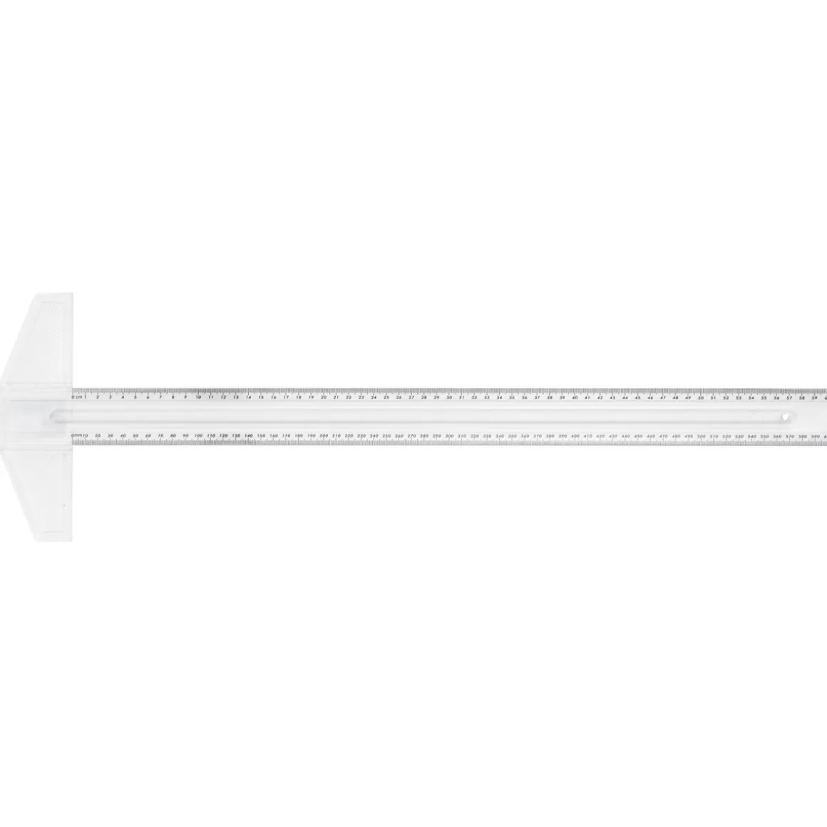Kreatima T-lineal, plast, længde 60 cm