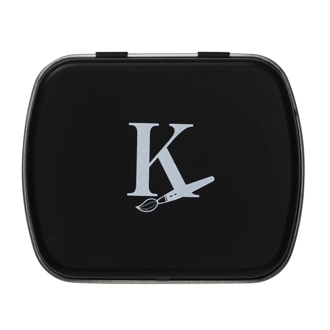 Kreatima tomt etui i metal til akvarelfarve, 5×6×1,6 cm