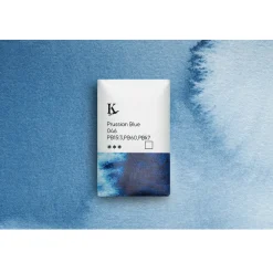 Kreatima Watercolour akvarelfarve 1/1 – Prussian Blue 046 PB15:3, PB60, PBk7