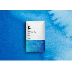 Kreatima Watercolour akvarelfarve 1/1 – Phthalo Blue 047 PB15:1