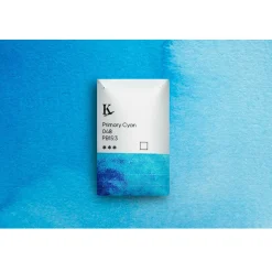 Kreatima Watercolour akvarelfarve 1/1 – Primary Cyan 048 PB15:3