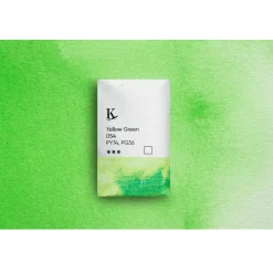 Kreatima Watercolour akvarelfarve 1/1 – Yellow Green 054 PY74, PG36