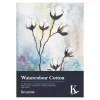 Kreatima Watercolour akvarelblok 100% bomuld A5 (148×210 mm), 20 ark, 300 g/m²