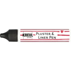 KREUL 3D Pen hvid 29 ml – skriv og tegn med fikserbar gummimasse