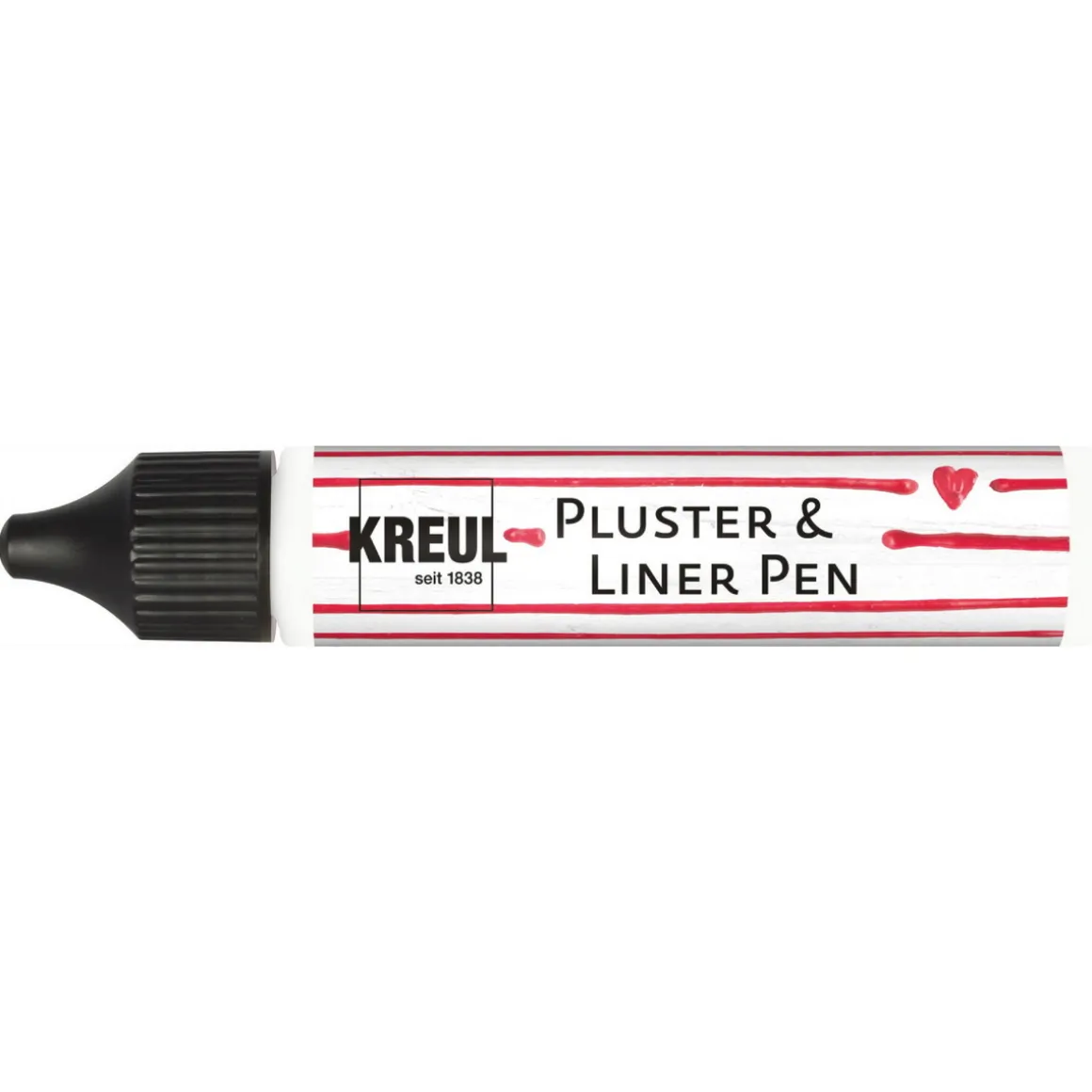 KREUL 3D Pen hvid 29 ml – skriv og tegn med fikserbar gummimasse