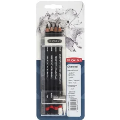 Kunst.blyanter Charcoal 6 stk.