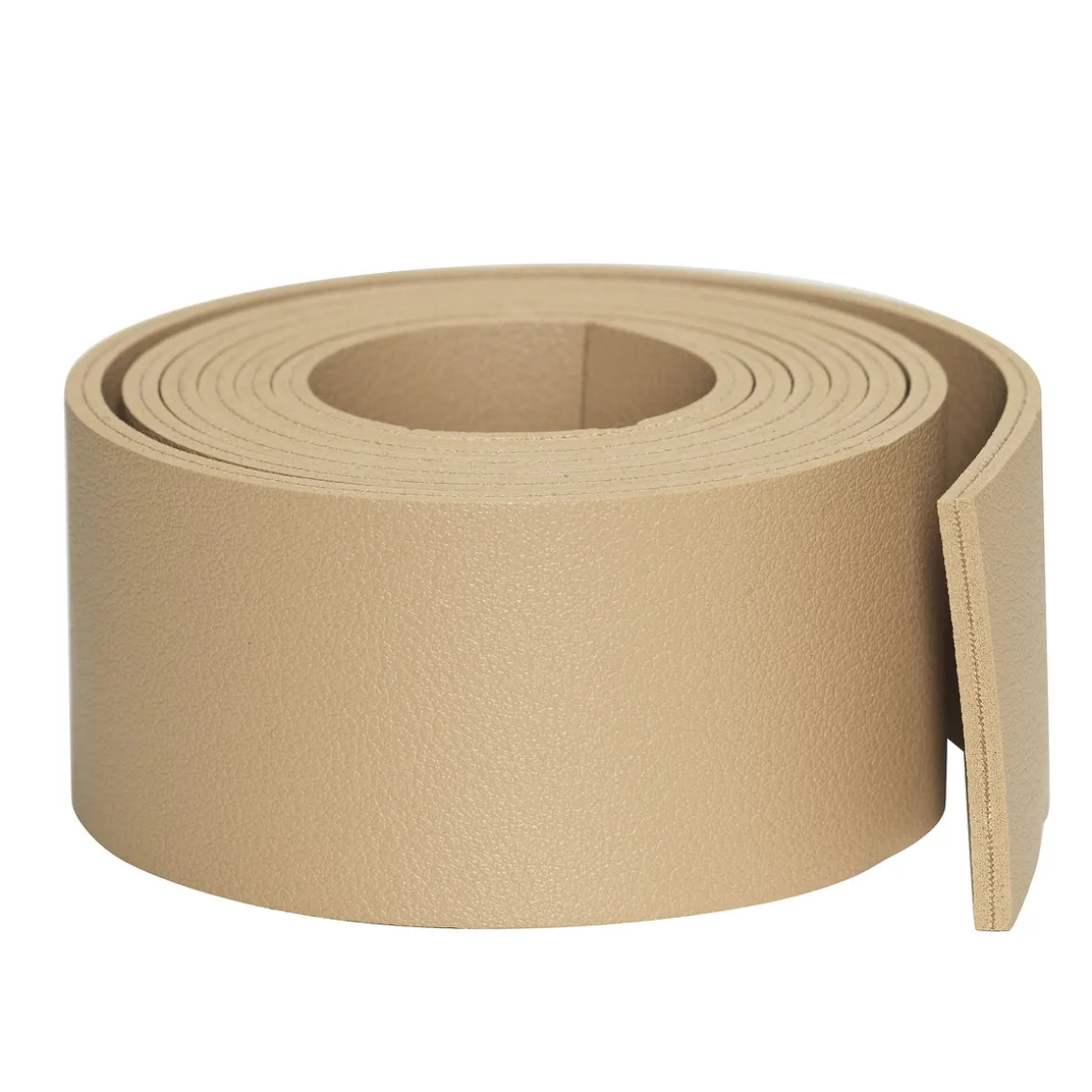 Kunstlæder af polyuretan 4×120 cm beige