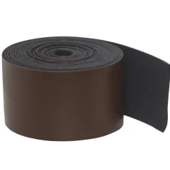 Kunstlæder af polyuretan 3,5×250 cm brun