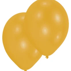 Latexballoner 10-pak Ø30 cm – guld