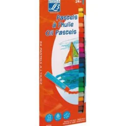 L&B Oil Pastels 8 mm 24 p