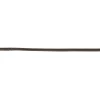 Lædersnøre brun 2 mm 2,5 m