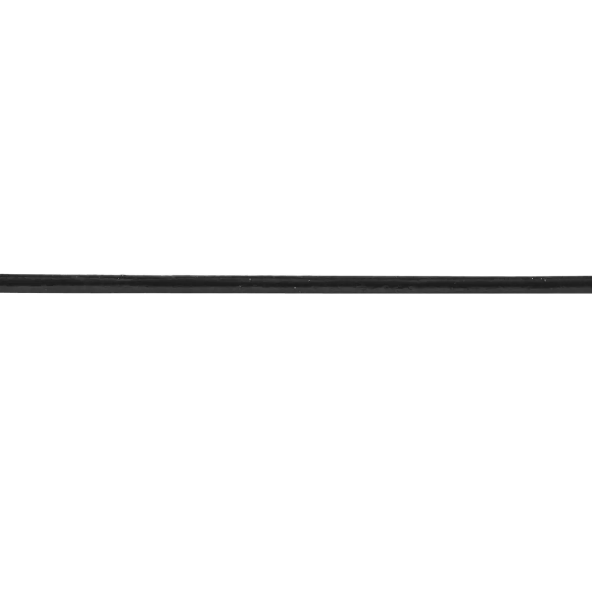 Lædersnøre sort 2 mm 2,5 m