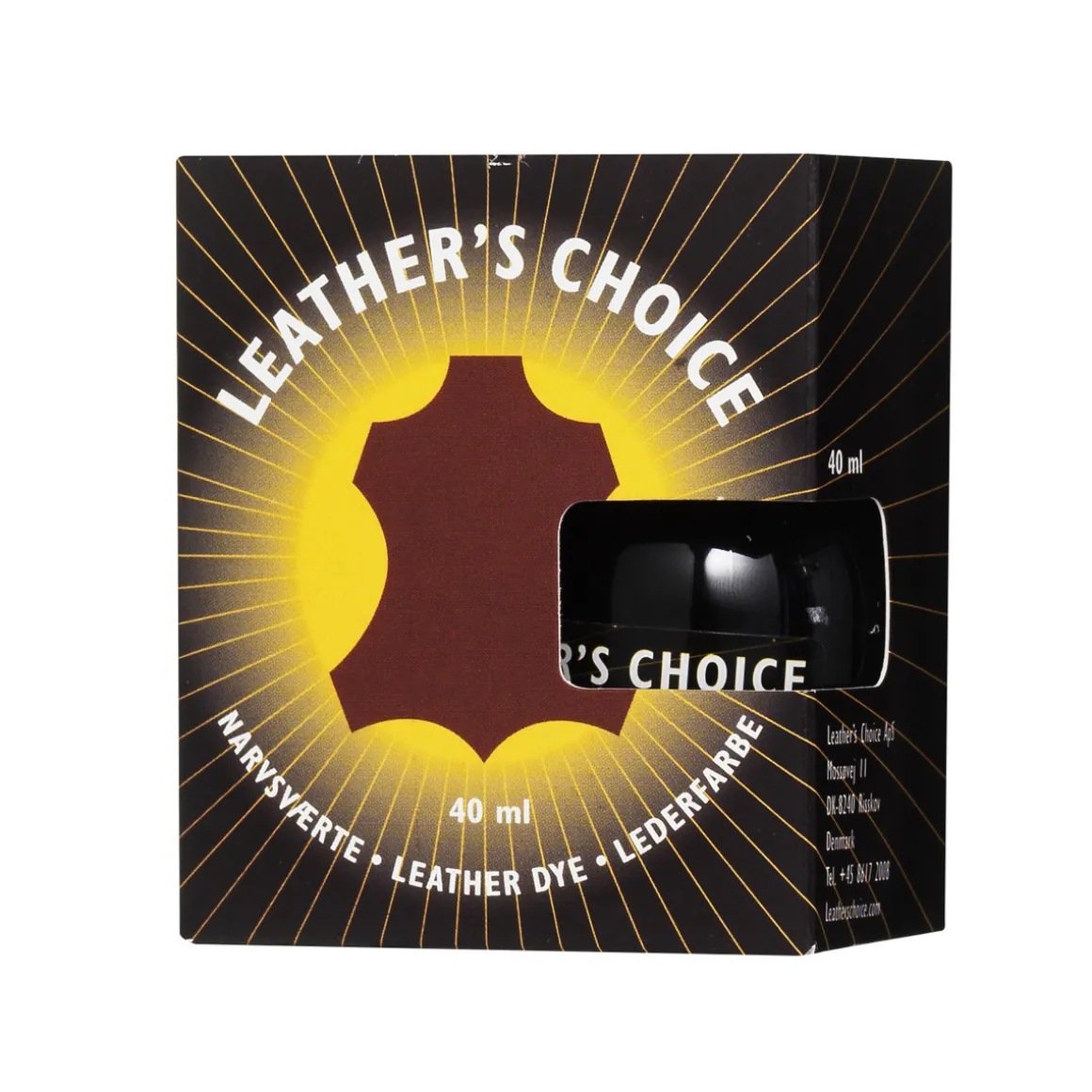 Leather"s Choice narvsværte 40 ml guldbrun