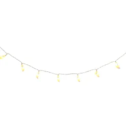 LED-lyskæde med 10 spøgelser til halloween, længde 155 cm
