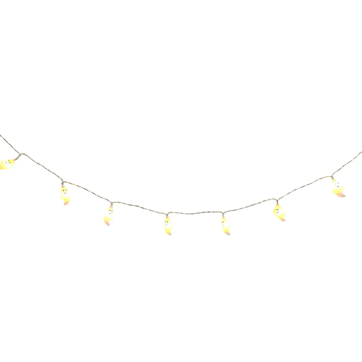 LED-lyskæde med 10 spøgelser til halloween, længde 155 cm