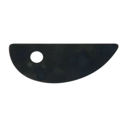 Lerværktøj drejeskinne Blade 24 Rigid, stift værktøj af metal til at trimme keramikler. 11,5×4,5 cm