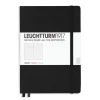 Leuchtturm1917 Notebook A5 Ruled Black – Hardcover