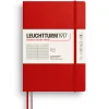 Leuchtturm1917 Ruled Notebook A5 Cherry – Softcover
