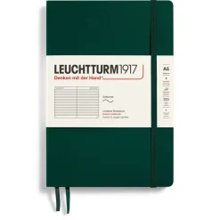 Leuchtturm1917 Ruled Notebook A5 Forest Green – Softcover