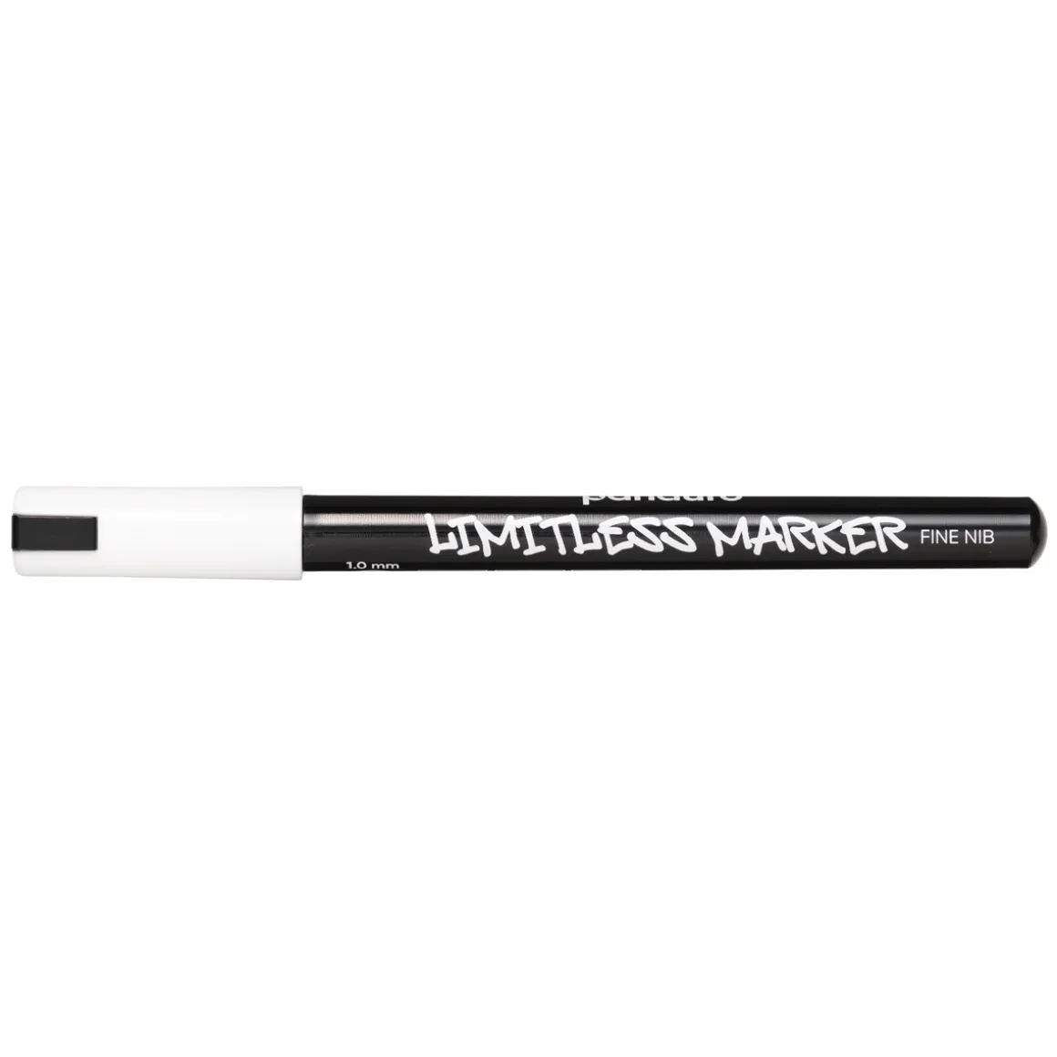 Limitless Marker S White W01 – Fin spids Ø1 mm