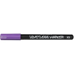 Limitless Marker XS Plum – Ultrafin spids Ø 0,4 mm