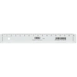 Lineal M+R 16 cm transparent