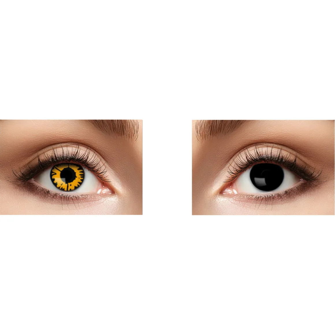 Linser DUO Black/Yellow, sorte og gule linser til mix-monsteret i dig!