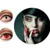 Linser DUO Bloodshot/Red 1 rød og 1 blodsprængt linse til monstret i dig!