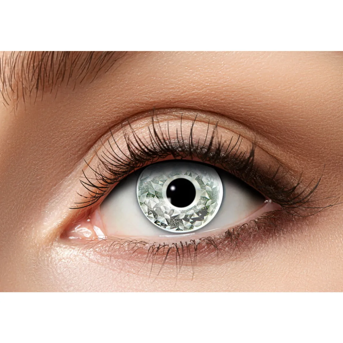 Linser Grey Crystal – gråt med glitrende krystalfragment!