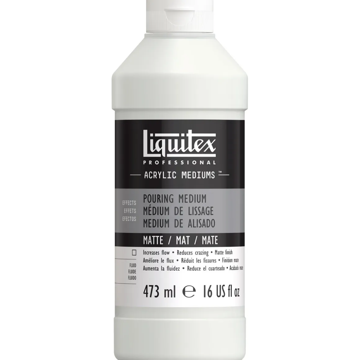 Liquitex Acrylic Pouring Medium Mat, mat pouringmedium 473 ml