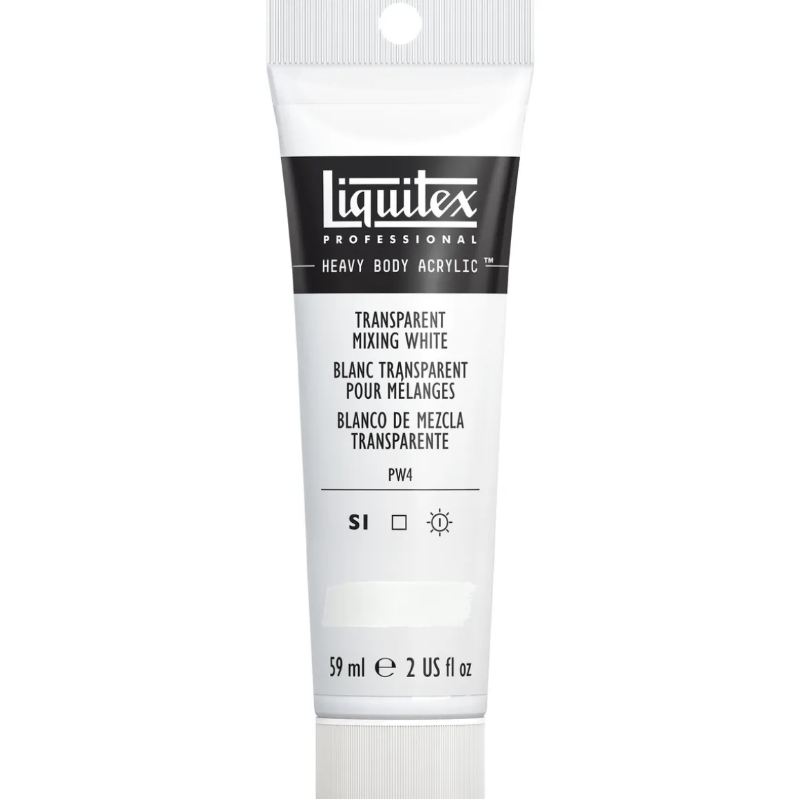 Liquitex Heavy Body akrylmaling 59 ml – 430 Transparent mixing white