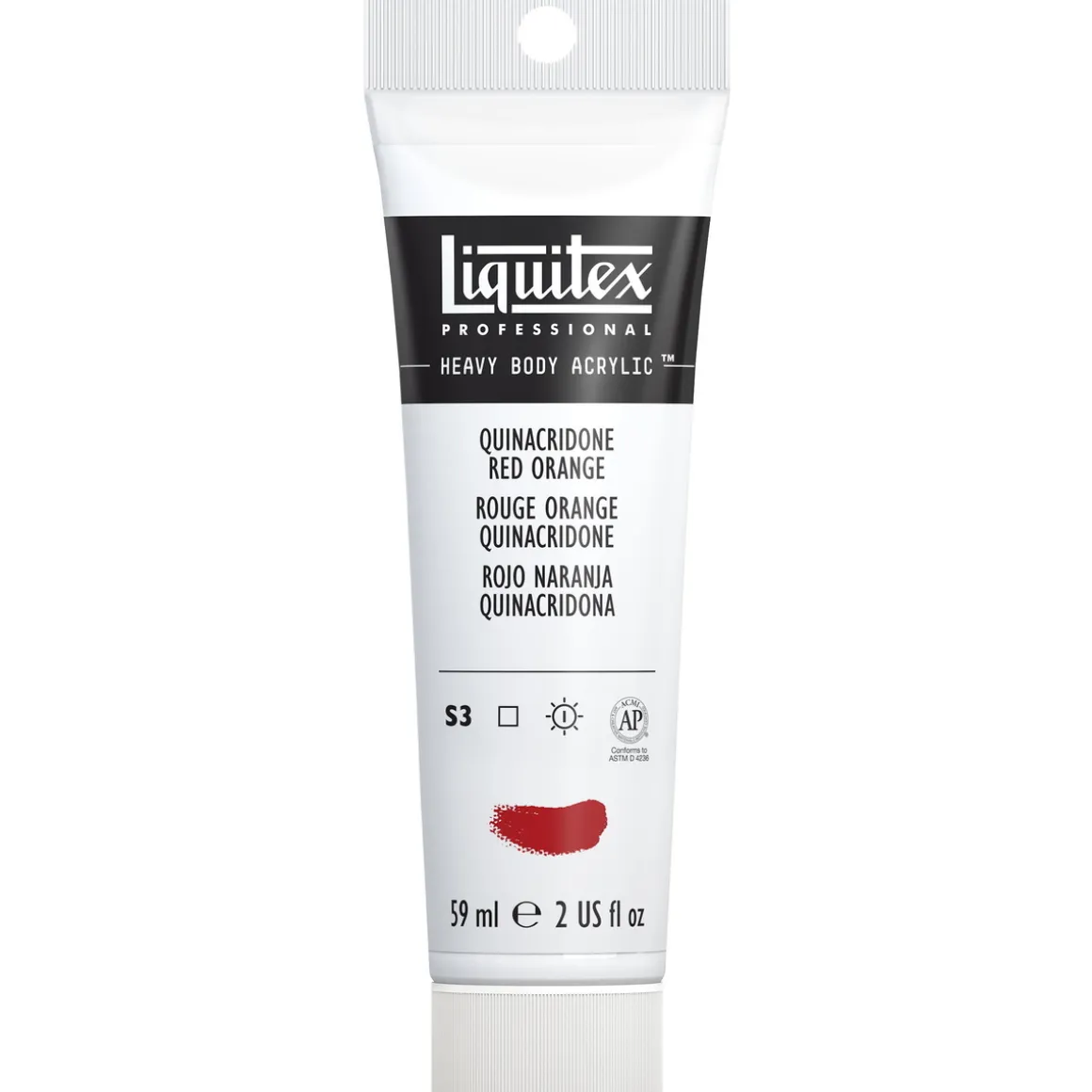 Liquitex Heavy Body akrylmaling 59 ml – 109 Quinacridone red orange