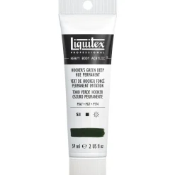 Liquitex Heavy Body akrylmaling 59 ml – 225 Hooker´s green deep hue permanent
