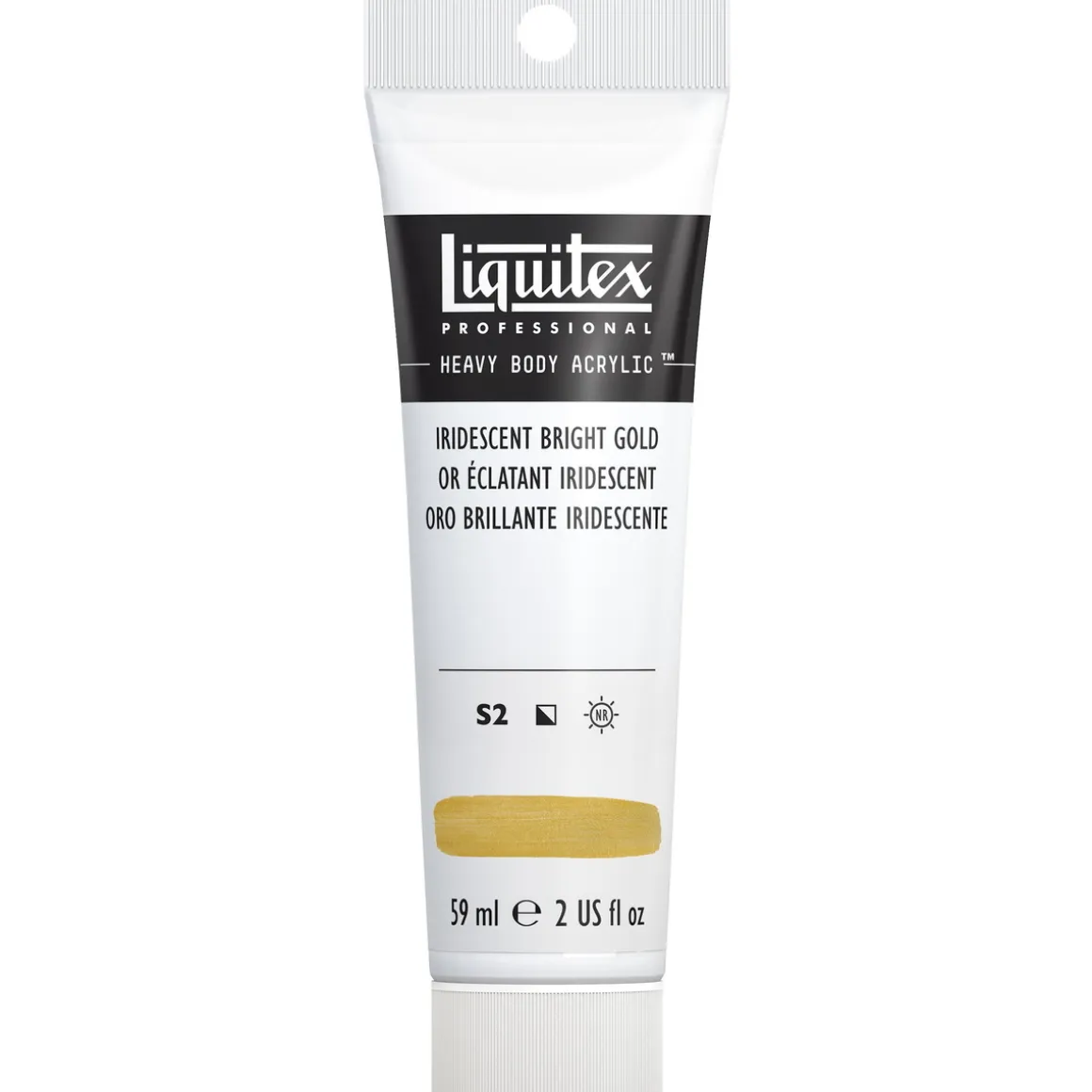 Liquitex Heavy Body akrylmaling 59 ml – 234 Iridescent Bright Gold