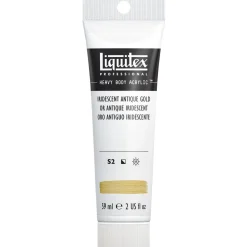Liquitex Heavy Body akrylmaling 59 ml – 237 Iridescent antique gold