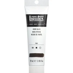 Liquitex Heavy Body akrylmaling 59 ml – 244 Ivory black