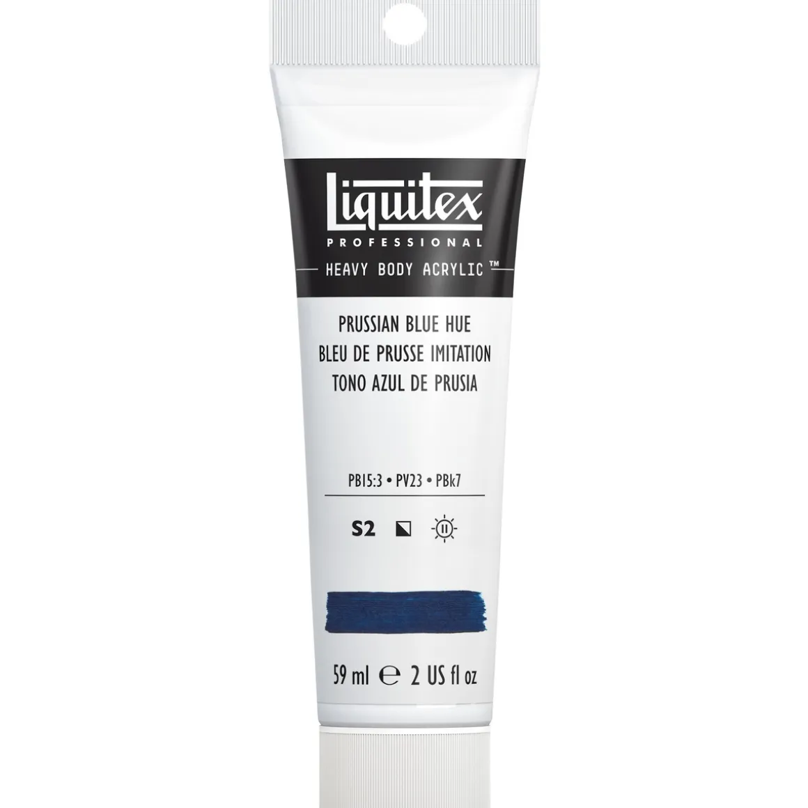 Liquitex Heavy Body akrylmaling 59 ml – 320 Prussian blue hue.