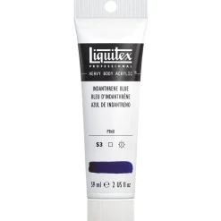 Liquitex Heavy Body akrylmaling 59 ml – 322 Indanthrene blue