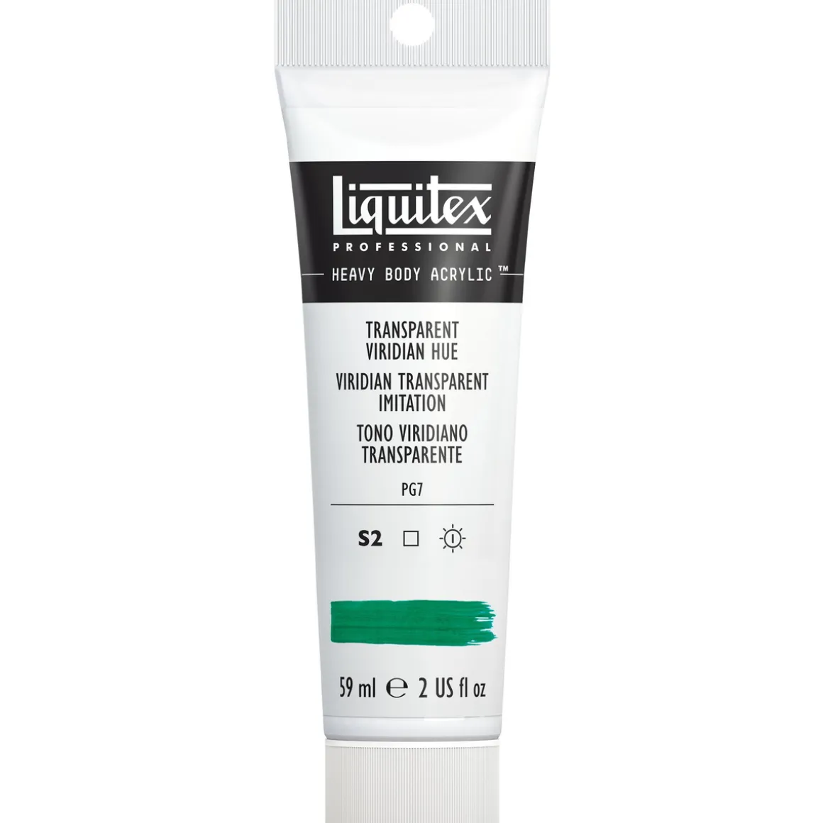 Liquitex Heavy Body akrylmaling 59 ml – 327 Transparent Viridian hue
