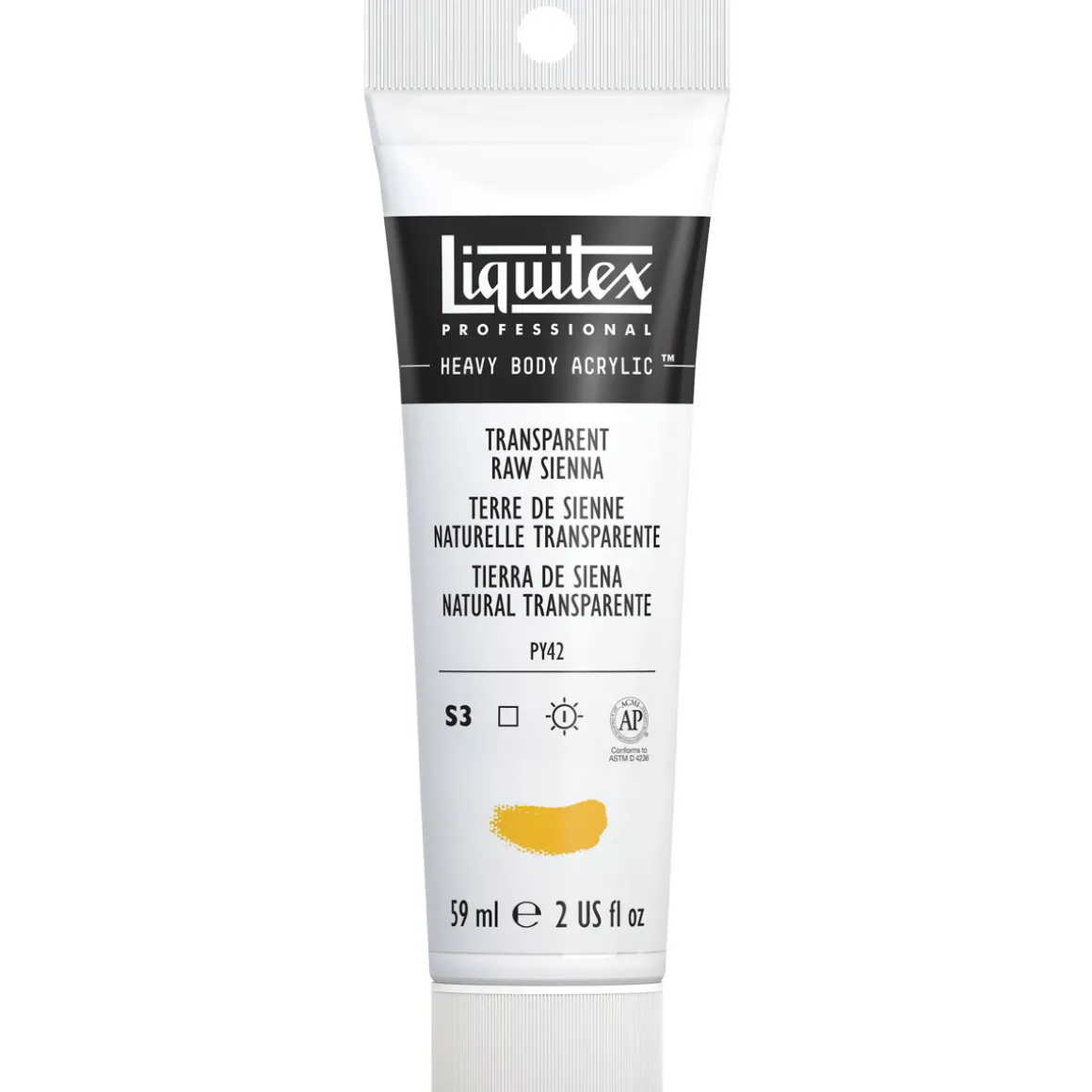 Liquitex Heavy Body akrylmaling 59 ml – 332 Transparent Raw sienna