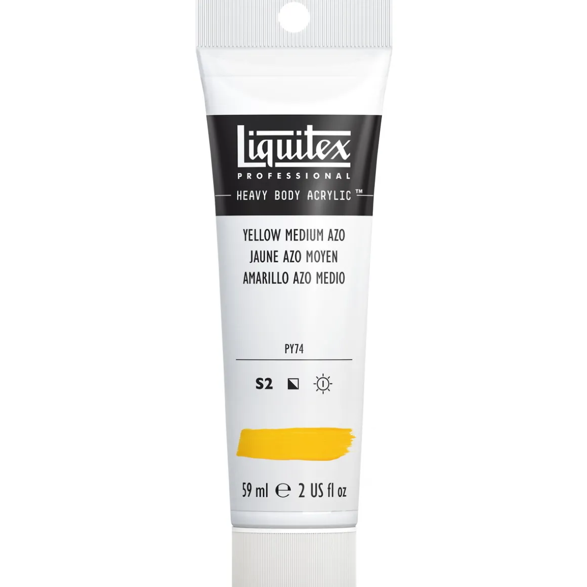 Liquitex Heavy Body akrylmaling 59 ml – 412 Yellow medium azo